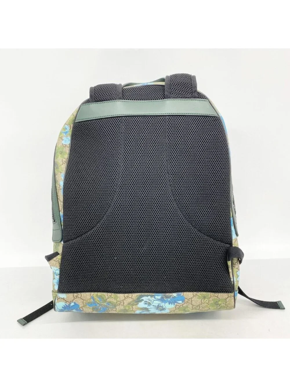 Gucci Backpack GG Supreme Bird Embroidery Beige Multicolor Silver